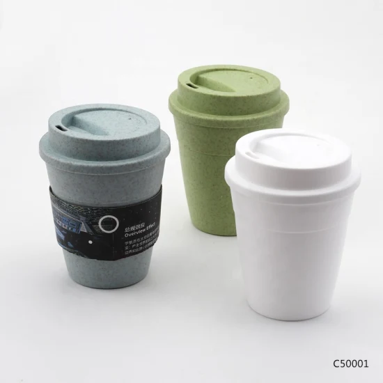 Eco-Friendly-Plastic-Reusable-Water-Mug-Wheat-Straw-Coffee-Cup